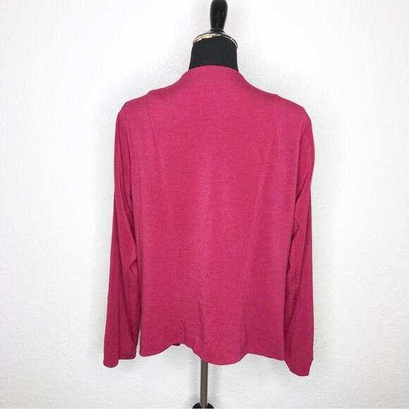 Torrid raspberry pink red open front blazer size 2 or 2X - Picture 12 of 12
